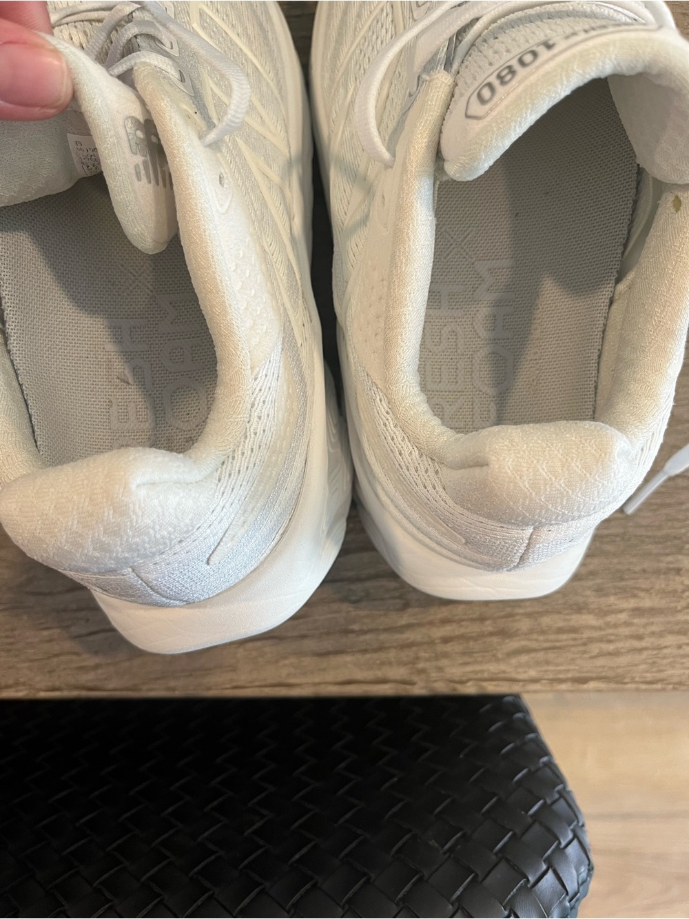 🖤 New Balance 7.5 All-White Lightweight Fresh Foam X 1080 v13 Running Sneakers - Picture 4 of 8